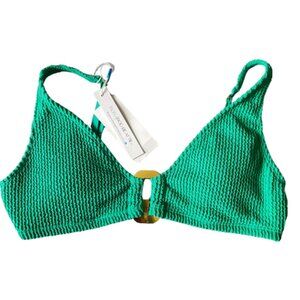 BLEU Rod Beattie Pucker Up Textured Bralette Bikini Top Size 6